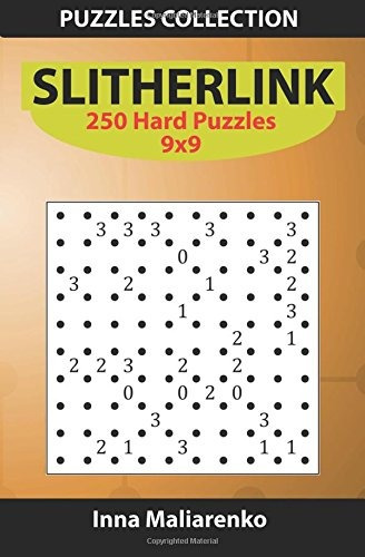 Slitherlink  250 Hard Puzzles 9x9