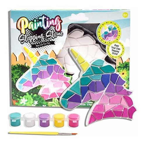 Kit Der Manualidades - Eduzoo Paint Your Own Stepping Stone 