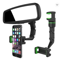 Comprar Soporte De Teléfono Para Espejo Retrovisor De 360° Para Auto