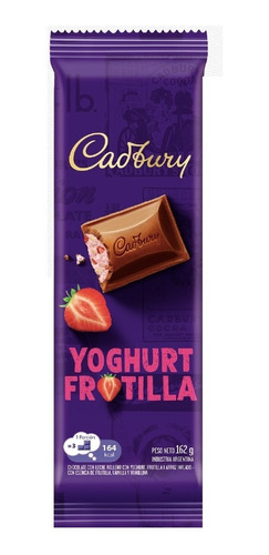 Chocolate Cadbury Relleno Yoghurt Frutilla X 160gr