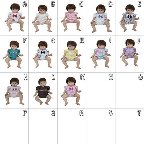 Imagem 1 de 8 de Kit Com 10 Pimpões Para Bebê Reborn Roupa Boneca Katitus