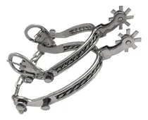 Comprar Par Espora Torcida Aço Inox Montaria Cavalo + Correia Couro