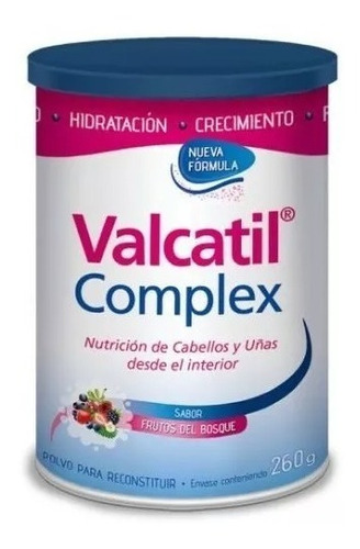 Valcatil Complex Nutricion Cabellos Uñas Polvo 260g