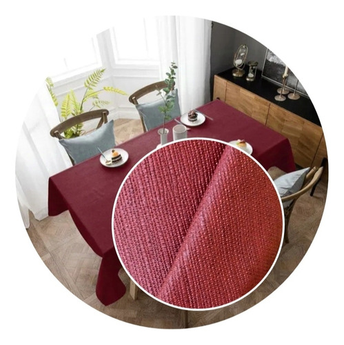 Mantel Impermeable Texturado 2,20 Mts Malbec