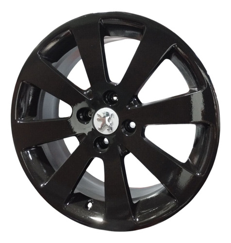 Llanta 17 Peugeot Citroen 407 408 (4x108) 5008 Negra Brillante