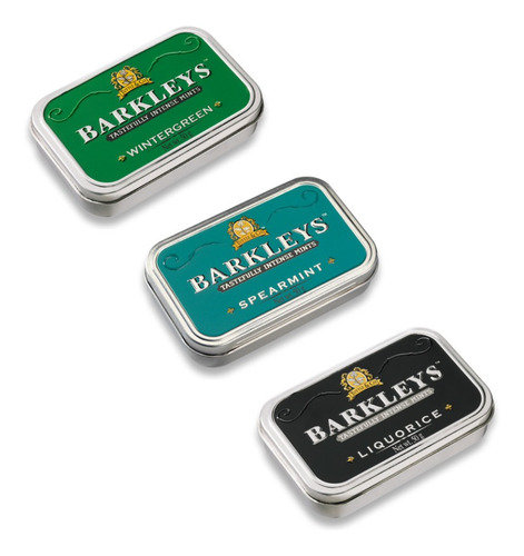 Kit 3 Bala Barkleys 50 Gramas Diversos Sabores
