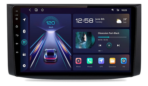 Radio De Coche 4g Android Carplay 6+128g Para Chevrolet Aveo