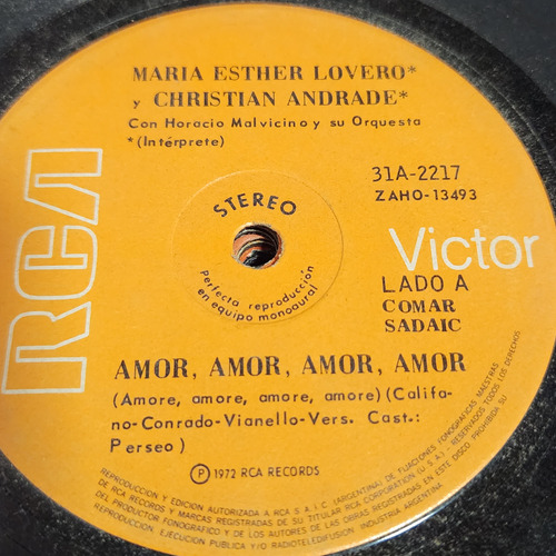 Simple Maria Esther Lovero Christian Andrade Rca Victor C28