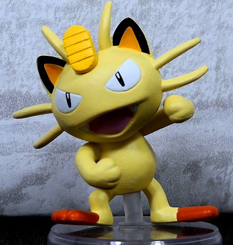 Pokemon Moncolle Meowth Vs Pancham Set Tomy Original