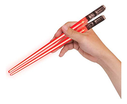 Palillos Sabers Chop Con Luz Led De Star Wars, 1 Unidad