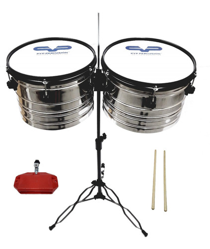 Imagen 1 de 9 de Timbalon Timbal Timbaleta Profunda Alta Pyp Percusion Acero