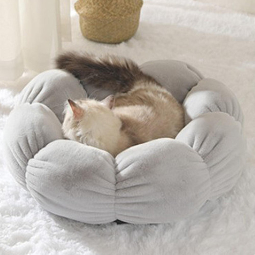 Cama Para Gatos, Ninho Quente, Casinha Para Cães, Cinza L