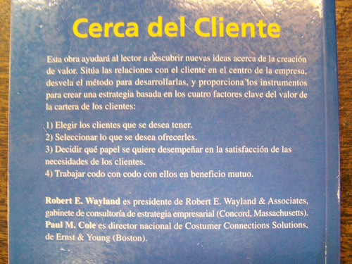 Imagen 2 de 4 de Cerca Del Cliente * Estrategias Para El Crecimiento Rentable