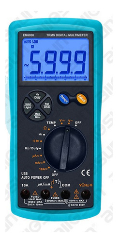 Multímetro Digital True Rms (em6000) - Esun