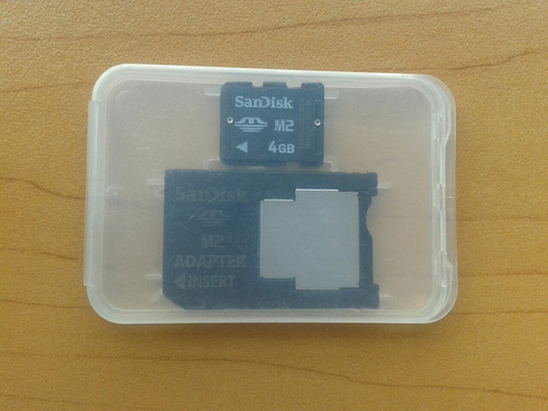 ¡¡ Memorias M2 Sandisk De 4gb Con Adaptador Pro Duo !!