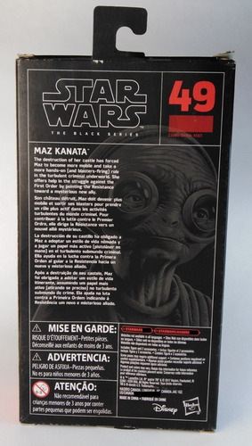 Figura Maz Kanata De La Colección The Black Series