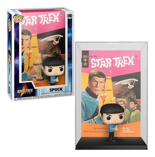 Capa de quadrinhos de Funko Pop Spock #06 Star Trek Planet Of Death