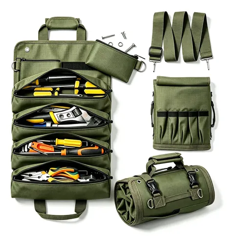 Bolsa Ferramentas Prático Mochila Porta Saco Rolo Oxford - R$ 54
