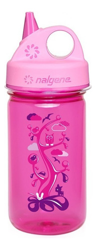 Botella Para Niños Nalgene Grip N Gulp 355 Ml Libre Bpa Usa Color Pink Woodland