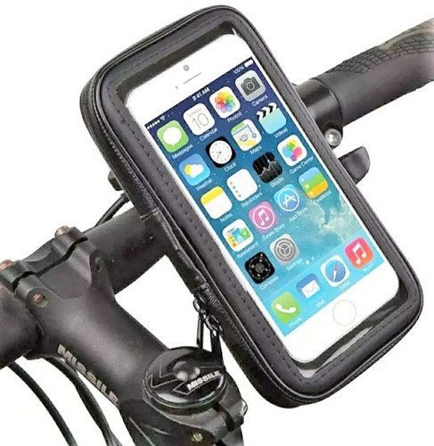Soporte Porta Celular 6  Gps Moto Y Bicicleta Impermeable