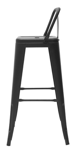 Imagem 3 de 5 de Banqueta Tolix Iron Com Encosto Várias Cores Industrial Aço
