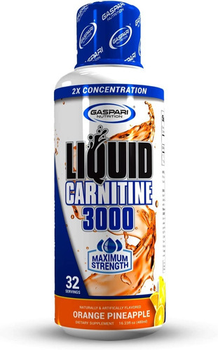 L-carnitina Liquida Gaspari - mL a $537