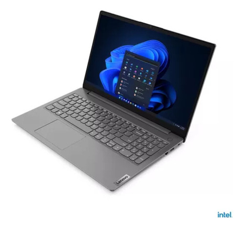 Notebook Lenovo V15 G3 Iap Intel Core I7 1255u 40gb Ram Ddr4 512gb Ssd M.2 2242 Pcie Nvme 39,6cm (15.6) Intel Iris Xe Graphics Full Hd 1920x1080 Px Wi-fi 6 (802.11ax) Windows 11 Home Color Iron Grey