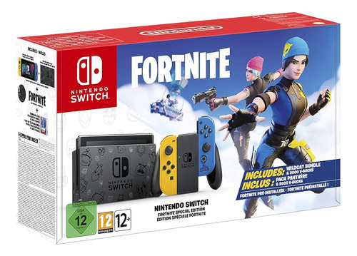 Nintendo Switch Edición Limitada Fortnite Entrega Inmediata