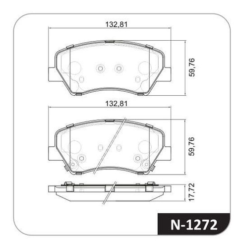 Juego Pastillas Freno X 4 Hyundai I30 14/19
