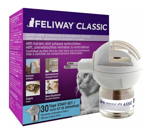 Feliway Classic 1 Aparelho Difusor + Refil Com 48ml