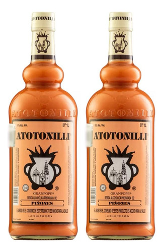 Duo Pack Rompope Atotonilli Piñón 1000 Ml