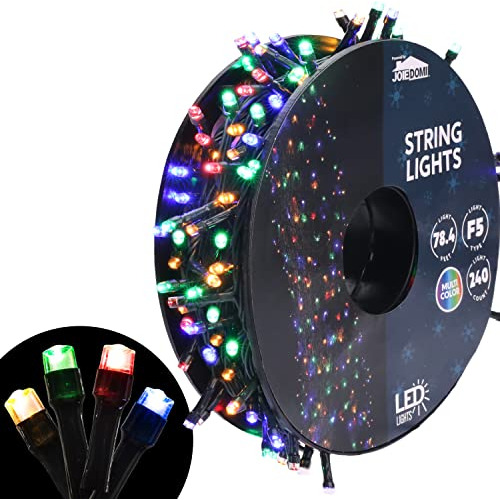 240 Led Christmas Lights Outdoor, 78.4 Ft Multicolored ...