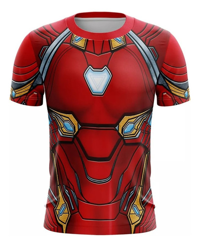 Polo Iron Man Infinity Sublimado Poliester Md3