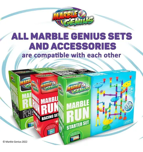 Juego De Canicas Marble Genius - 130 Piezas Para Niños