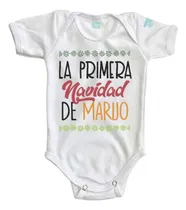 Comprar Pañalero Navidad Primera Navidad De Body Bebe Manga Corta