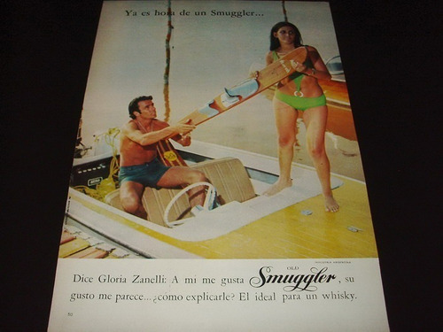 (pb050) Publicidad Clipping Whisky Old Smuggler * 1970