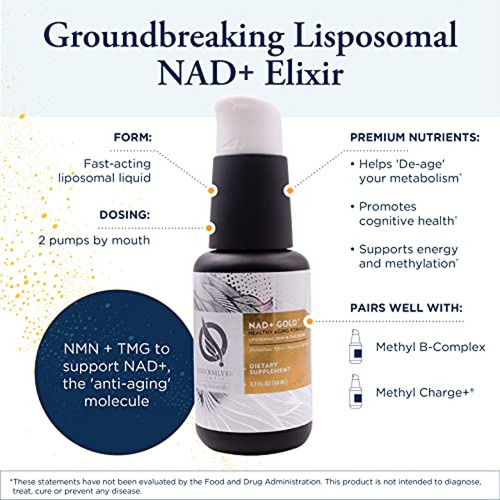 Imagen 2 de 8 de Suplemento Vitamina B3 Quicksilver Scientific Liposomal Nad+