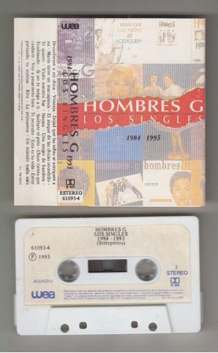 Rock Pop Español Hombres G Los Singles Cassete Uruguay 1993