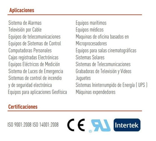 Imagen 4 de 8 de Bateria Ups Alarma 12v9a Recargable 12v 9ah 9a Leds
