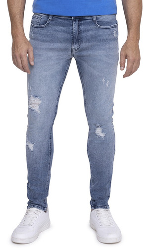 Calça Jeans Masculina Skinny Dudu Escuro