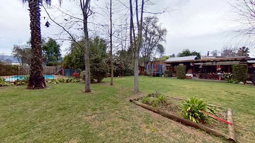 Paine / Acceso Sur - Parcela Con Casa, Jardín Y Piscina