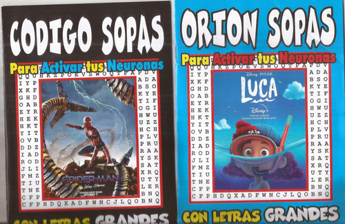 7 Mini Revistas Sopa De Letras 27 Sopas En Cada Una