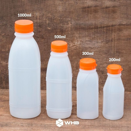 Imagem 2 de 2 de Garrafa Descartável 300ml - Suco Água Caldo De Cana C/100un