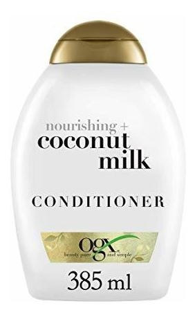 Ogx Nutritivo + Leche De Coco Acondicionador, 13 Onza