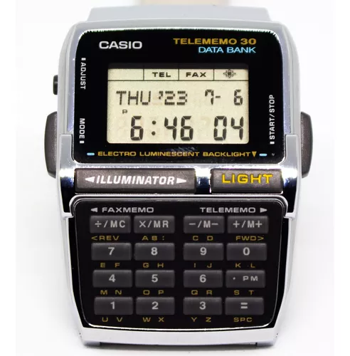 Reloj Casio Dbc32 Data Bank Calculador 5 Alarmas Despertador - $ 459.00 en  MercadoLibre