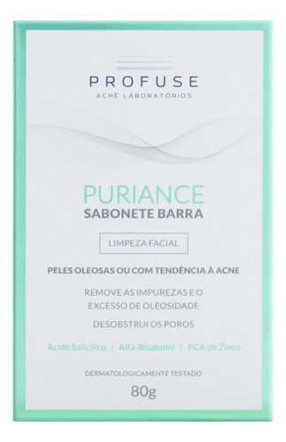 Sabonete Barra Profuse Puriance Caixa 80g