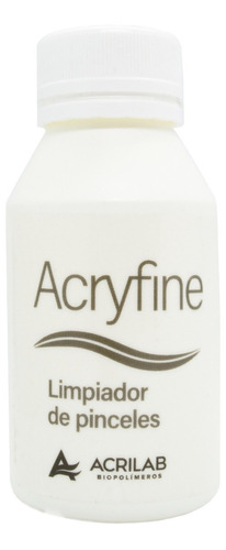 Acryfine Líquido Limpiador De Pinceles Manicuría 100ml Local