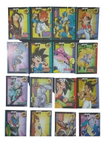 Trading Cards Tarjetas Dragon Ball Gt Años 90 Lote X16