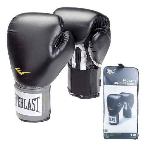 Luva De Muay Thai Pro Style Elite Everlast Preta [original]