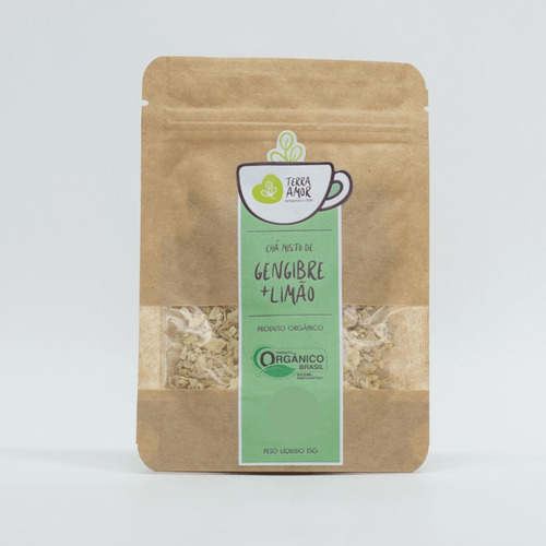 Chá Misto Gengibre E Limão Orgânico 15g (01 Unidade)